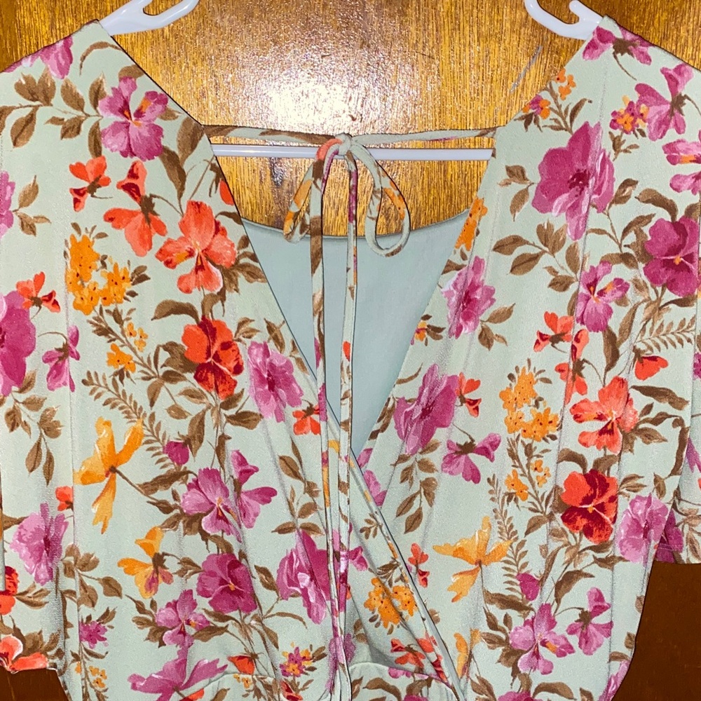 Gilli Floral Dress with Pink and Orange Accents - Picture 9 of 11